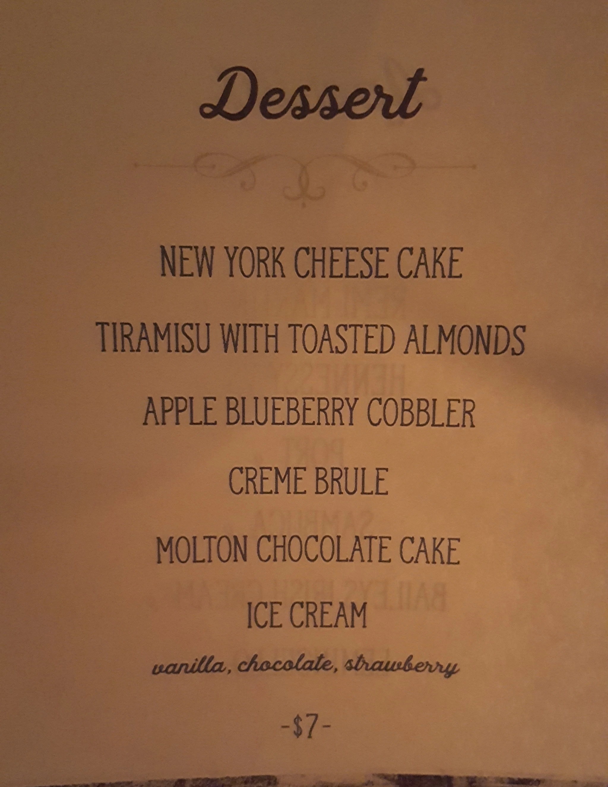 dessert-menu